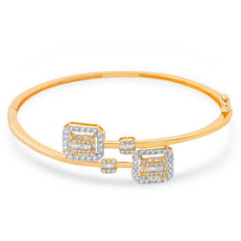Stunning Diamond Bracelet in 14K Yellow  Gold